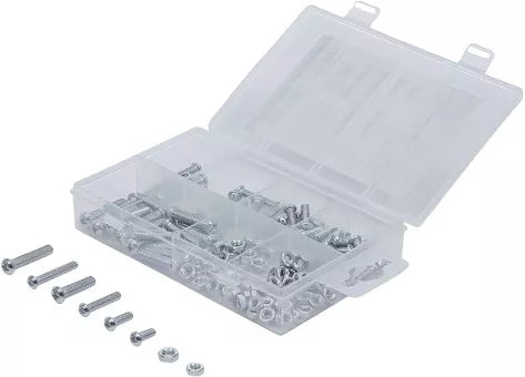 Nut and Screw Assortment Metric M4 / M5 126 pcs.