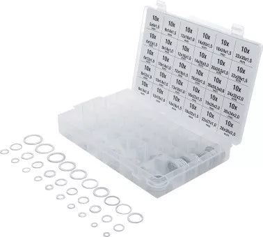 Seal Ring Assortment aluminium 300 pcs.
