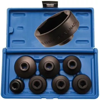 Oil Filter Wrench Set Ø 24 - 38 mm 7 pcs.