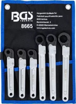Line Ratchet Wrench Set 6 pcs.