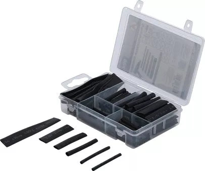 Shrink Tube Assortment black 90 pcs.