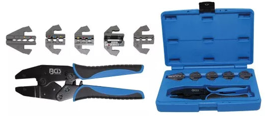 Crimping Tool Set with 5 Pairs of Jaws