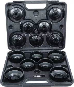 Oil Filter Cap Wrench Set 10 mm (3/8") Drive 14 pcs.
