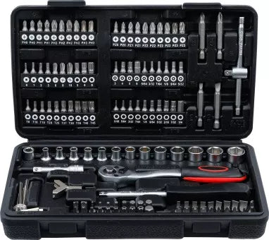 Socket Set 6.3 mm (1/4") Drive 130 pcs.