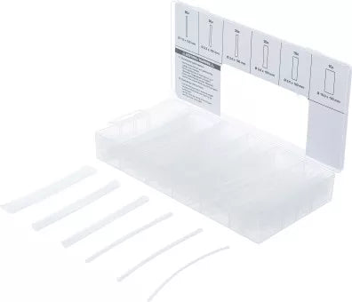 Shrink Tube Assortment transparent 150 pcs.
