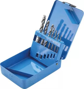HSS Twist Drill Set Core Hole Sizes 2.5 - 10.2 mm 7 pcs.